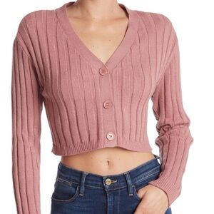 Abound long Sleeve Ribbed Cardigan